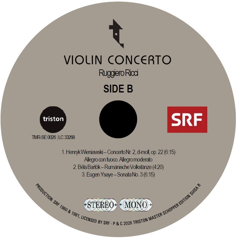 TMR SE0026 Ricci Vol 12 Label B